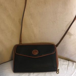 Dooney & Burke black crossbody bag 8” x 5”